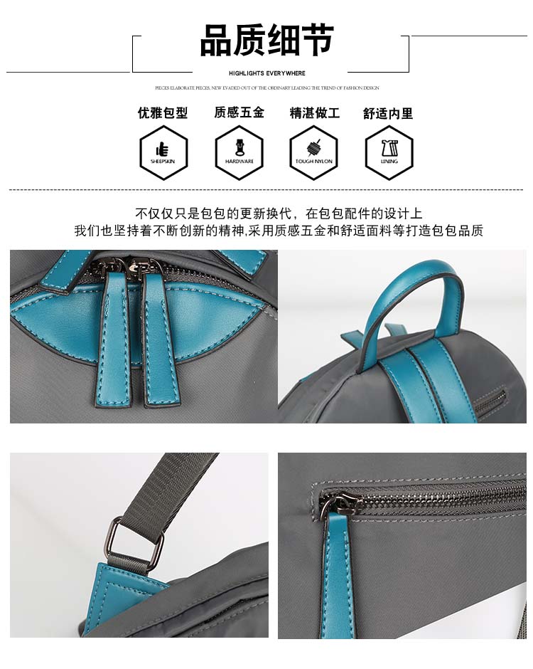 Mùa hè 2019 mới nhỏ ba lô nữ túi đeo vai Phiên bản Hàn Quốc cá tính giản dị hoang dã của học sinh Túi vải mini Oxford - Ba lô balo nam đẹp