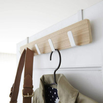 Japans Yamazaki Industrial yamazaki small fresh door rear-free hook door back cloak cap hanger hanger brief