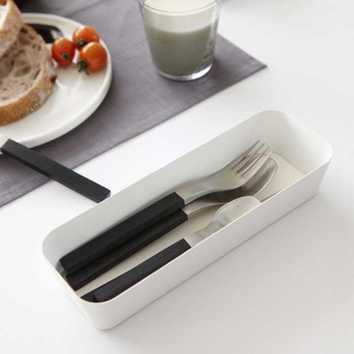 Yamazaki Japanese tableware spoon spoon knife fork storage box tower series 2256