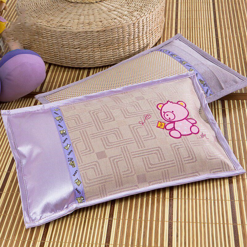 Pillow Buckwheat Mounted Pillow pillow Cassiae Children pillow Minducials Mat Grass Mat ice silk pillows Summer neck ice cold