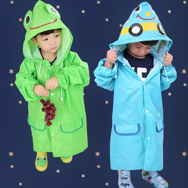 Children's raincoat Boys and girls primary school students kindergarten 2-3-6 years old cartoon waterproof children lightweight thin models can 