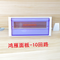 PZ30-10 circuit distribution box panel household lighting cover Hongyan panel DZ47 empty box plastic cover