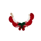 Шарф, трикотажный милый чокер, слюнявчик