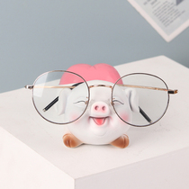 Creative cute pig butt glasses stand ornaments glasses store display props display stand decoration display glasses holder