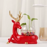 Креативный стеклянный прозрачный цветочный горшок, настольный защитный амулет, украшение для ногтей