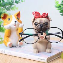 Creative glasses stand Glasses placement Glasses store storage display shelf Cute animal office desktop ornaments