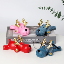 Creative glasses shelf ornaments Glasses shop counter display stand props decoration cute deer glasses storage bracket