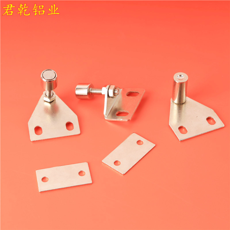 Industrial aluminum profile accessories adjustable door - suction inhibition door strap 30 40 triangle strong magnetic L bending