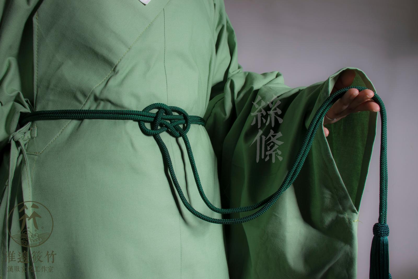 Hanxian Rehabilitation Palace Tapes are ultra - long imitation of Song Ming Dynasty Silk Tapes belt ancient air accessories flow su