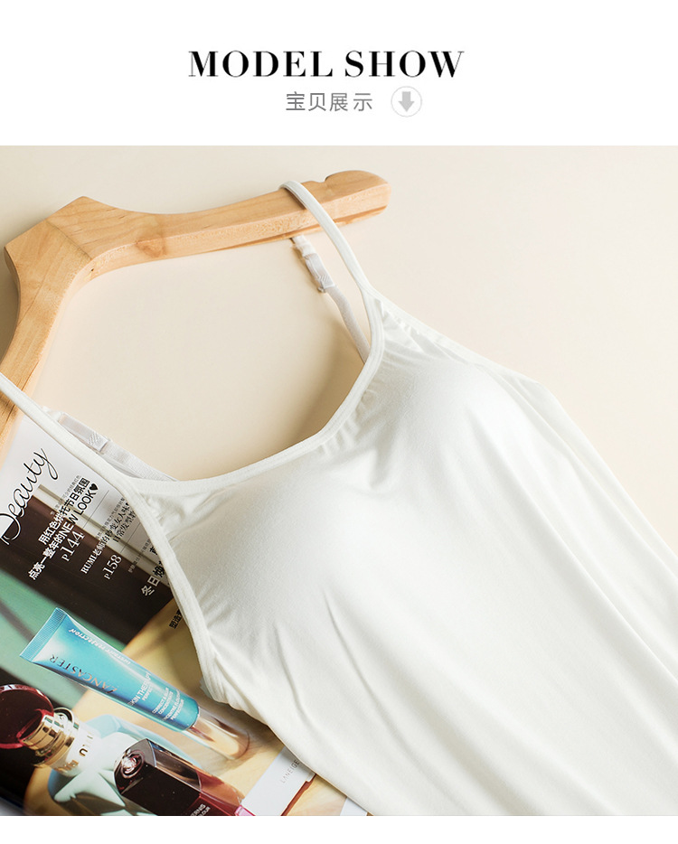 Với áo độn ngực miễn phí áo ngực dây đai áo vest dịch vụ tại nhà Nữ dài thon thả vừa vặn váy áo size lớn váy lanh mặc nhà