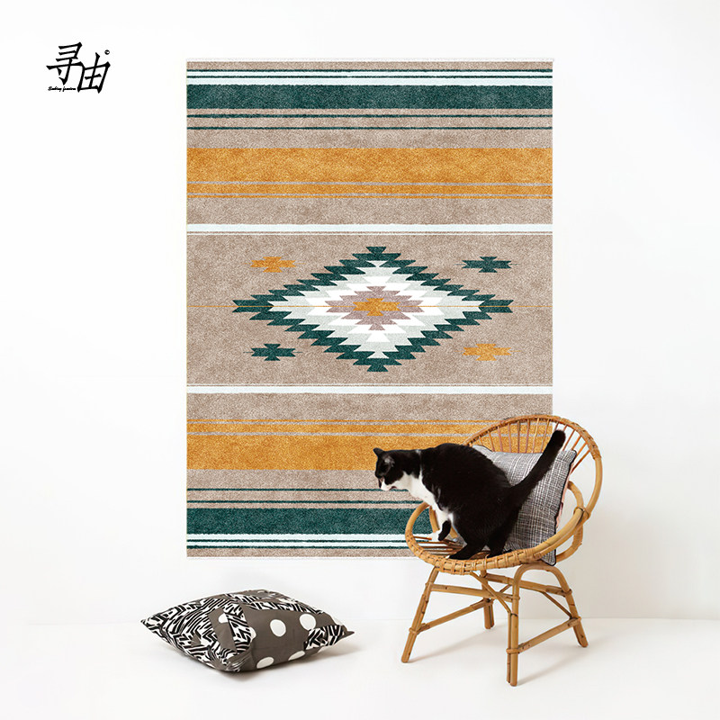 Looking for the Bedroom by the Living Room Carpet Ethnic Blanket Bed by Bohemian Ethnic Fengrug
