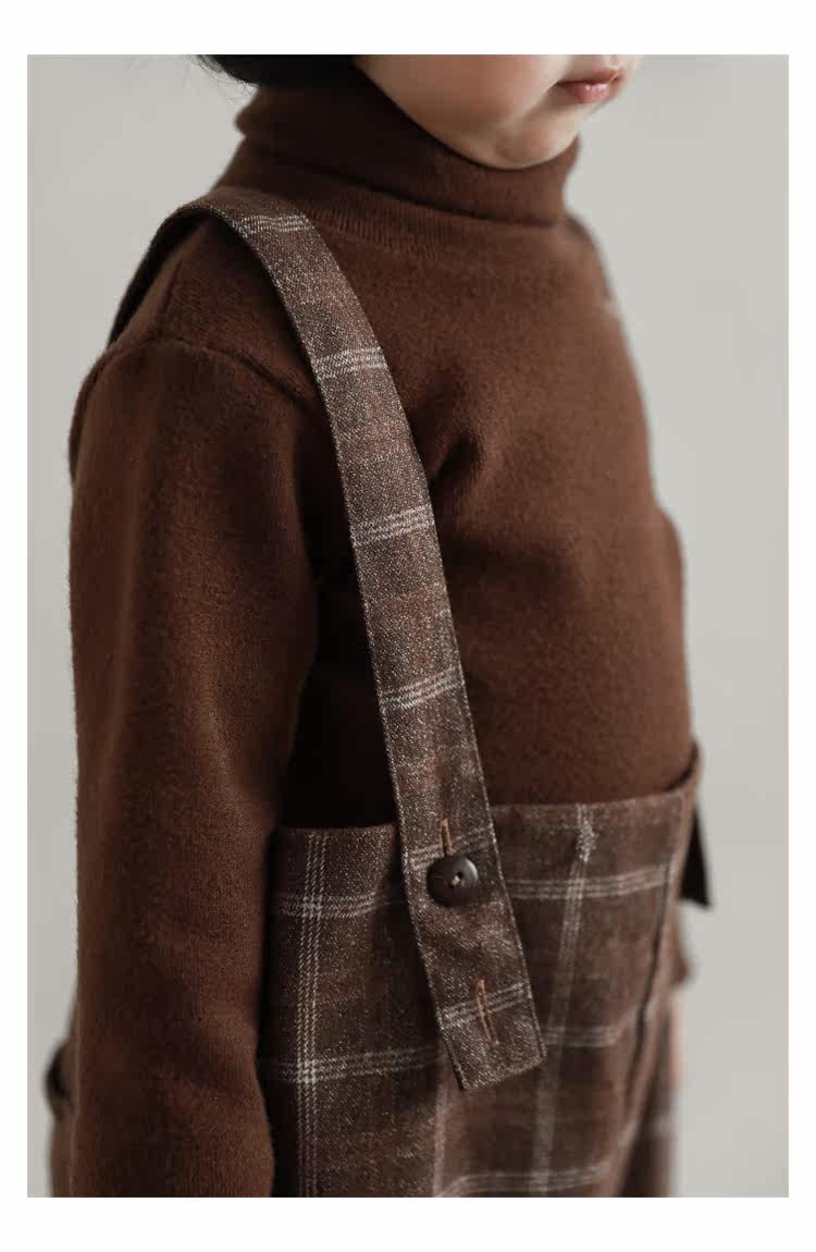 Детский осенний комбинезон, штаны, ретро комплект, бретели, в британском стиле, стиль     