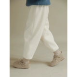 Штаны, детские зимние удерживающие тепло повседневные брюки для отдыха, в западном стиле, увеличенная толщина