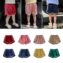 Young Yo-yo Girl Shorts Wear 100 Hitch Summer New Baby Casual Pants Thin Children Foreign Air Loose Sports Pants