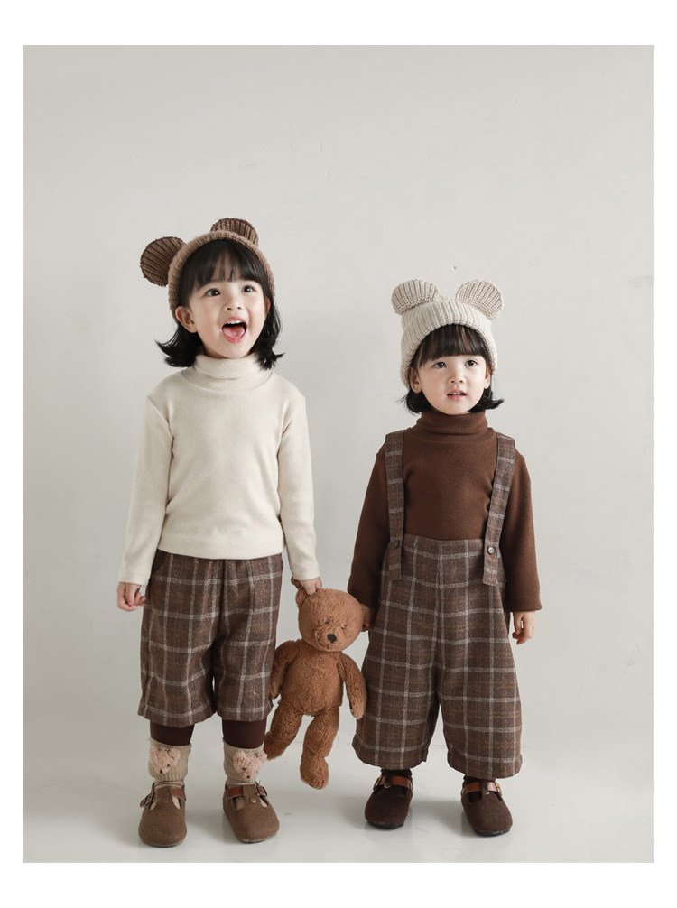 Детский осенний комбинезон, штаны, ретро комплект, бретели, в британском стиле, стиль     