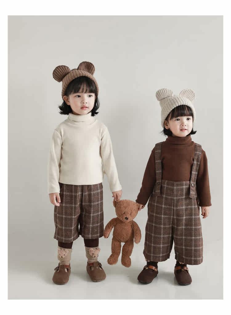 Детский осенний комбинезон, штаны, ретро комплект, бретели, в британском стиле, стиль     