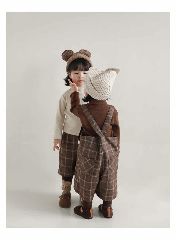 Детский осенний комбинезон, штаны, ретро комплект, бретели, в британском стиле, стиль     