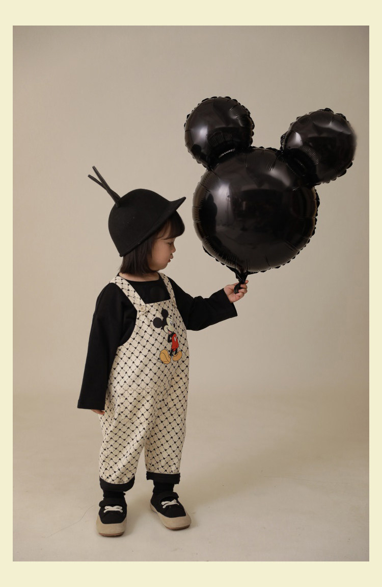 Дисней, детский ретро износостойкий комбинезон, повседневные брюки, штаны, Дисней Микки Маус, в корейском стиле yoehyaul/幼悠 