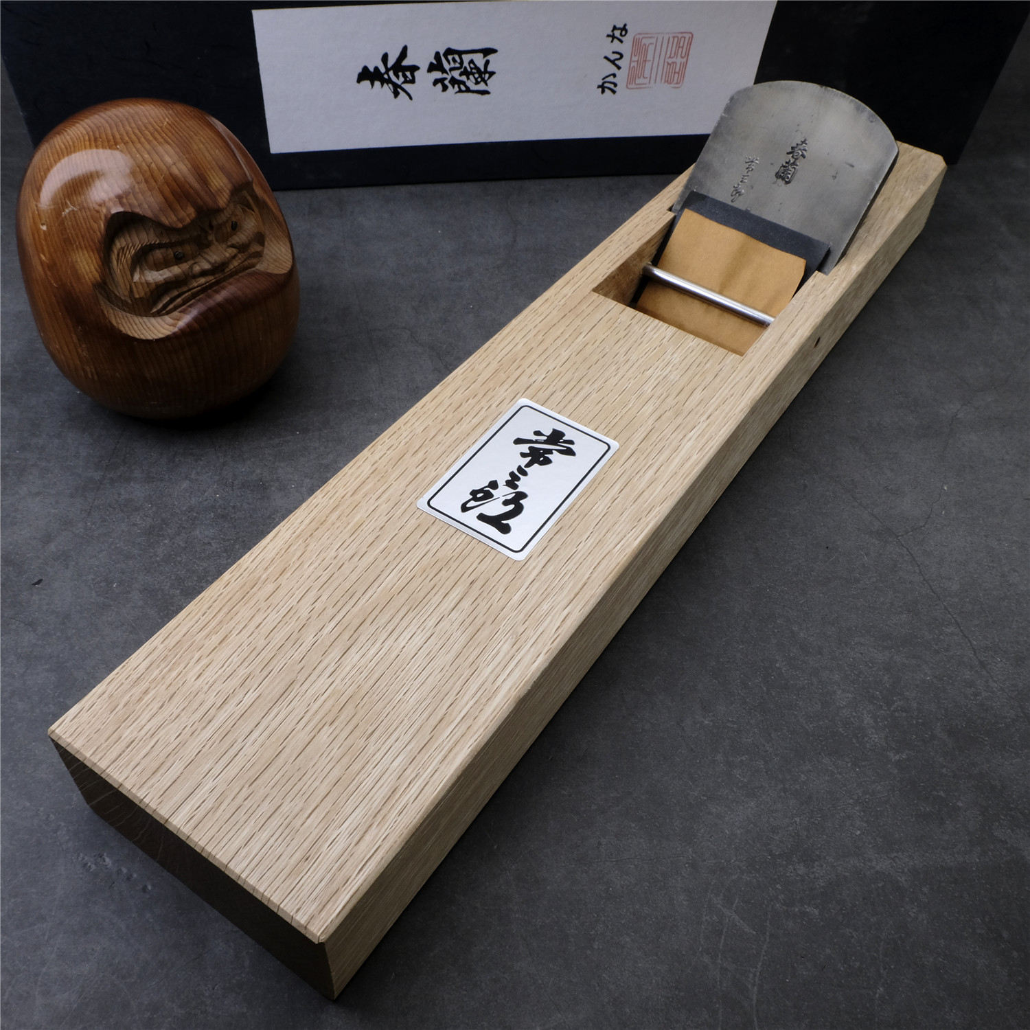 Japan imported Chang Saburo Chunlan inch six-length table pull planer green paper steel woodworking planer large flat planer net planer 400mm