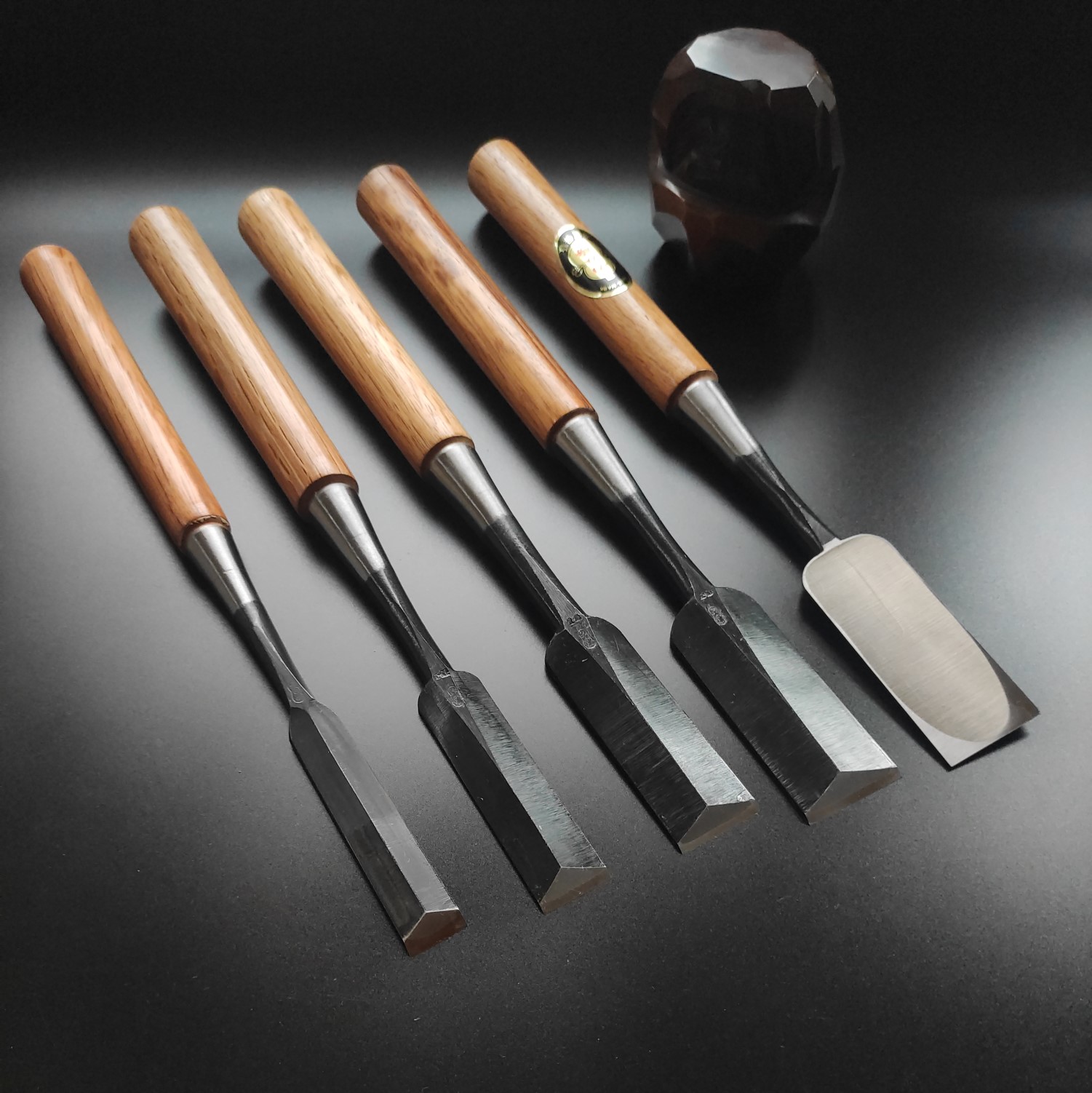 Japanese small mountain metal buried wood type flat shovel triangular wood to chisel large flat shovel dovetail woodwork shovel forged white paper steel
