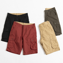 D011 very cow wash cotton fabric male spring new outer single factory hard goods cattle summer loose shorts thin