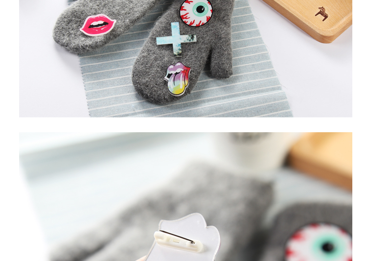 Broche Lovers en cristal artificiel - Ref 1175481 Image 14