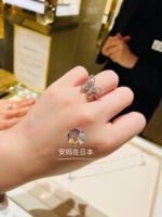 GRAFF Platinum Diamond Ring Phantom Butterfly Platinum Diamond Jewelry Japanese and Korean Design Butterfly Ring Women’s High Jewelry