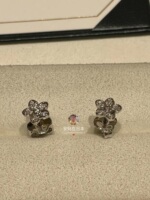 Japan Direct Shopping Graff Graff wlid flower white gold diamond mini earrings