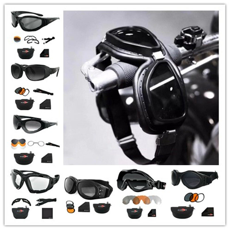 Bobster retro motorcycle Harley Indian vespa latte anti-fog discoloration myopia windproof goggles