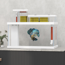 Special fishs ultra-white glass filter integrated fish tank small living room new desktop water-free goldfish tank turtle tank