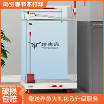 Teyus trickle filter ultra-white glass fish farming trapped water tank to treat the water tank to remove residual chlorine and move the water tank