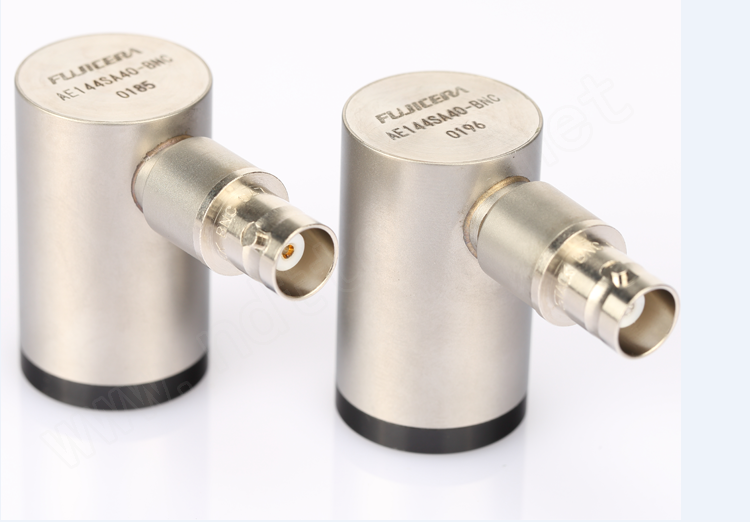 Fuji AE144SA40-BNC built-in amplifier type acoustic emission sensor transformer partial discharge detection