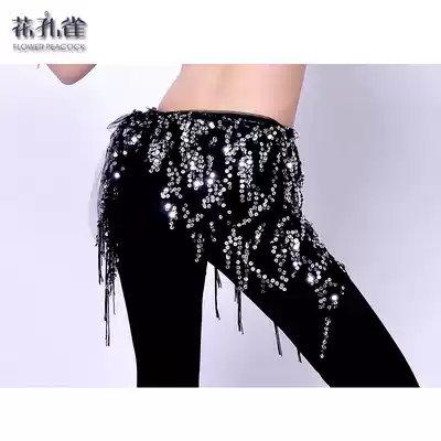 New belly dance waistband hip scarf waist Lian triangle sequin Indian dance waist refining special offer