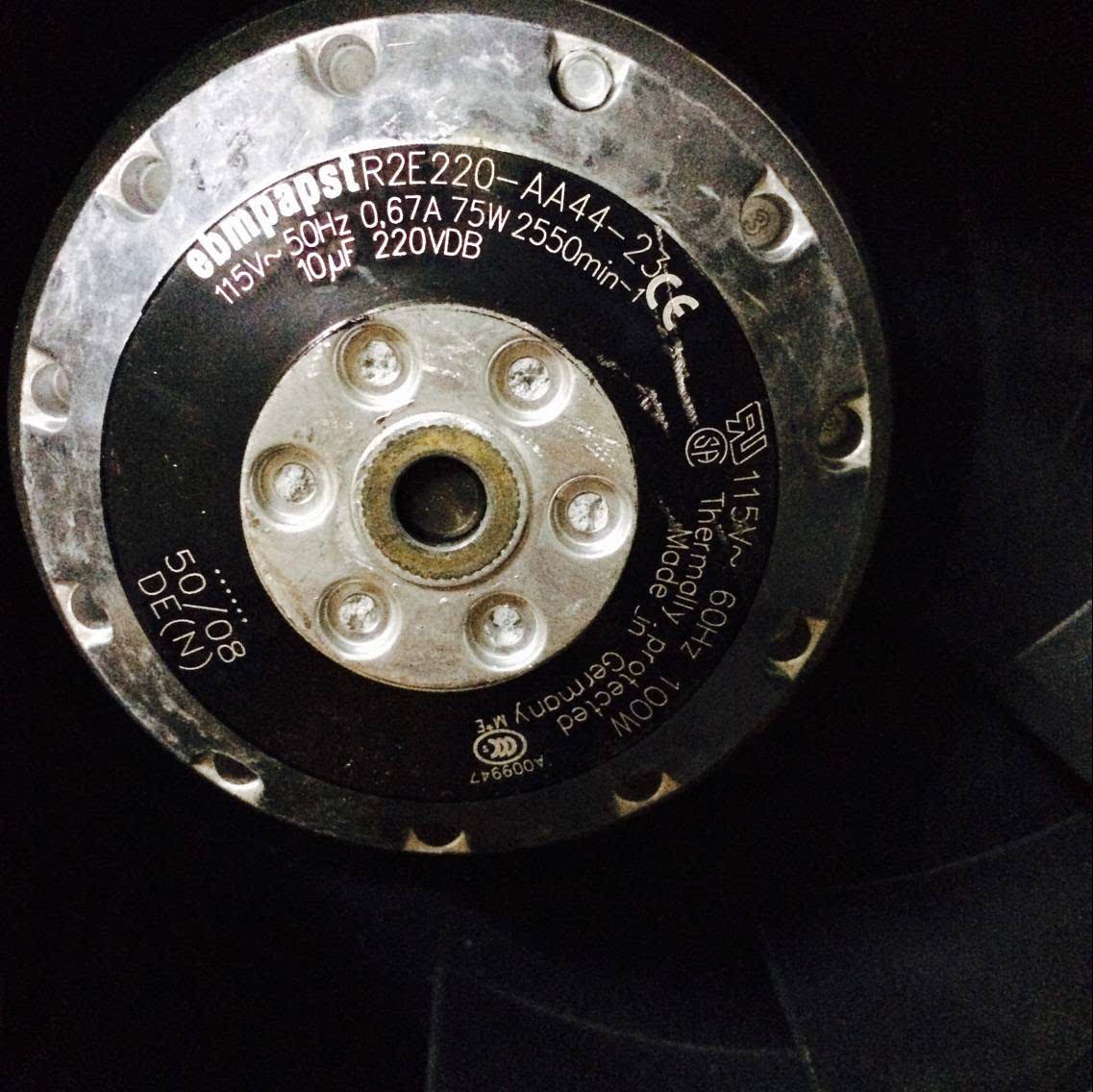 The EBM R2E220-AA44-23) R2E220-AA44-98) R2E220-AA44-97