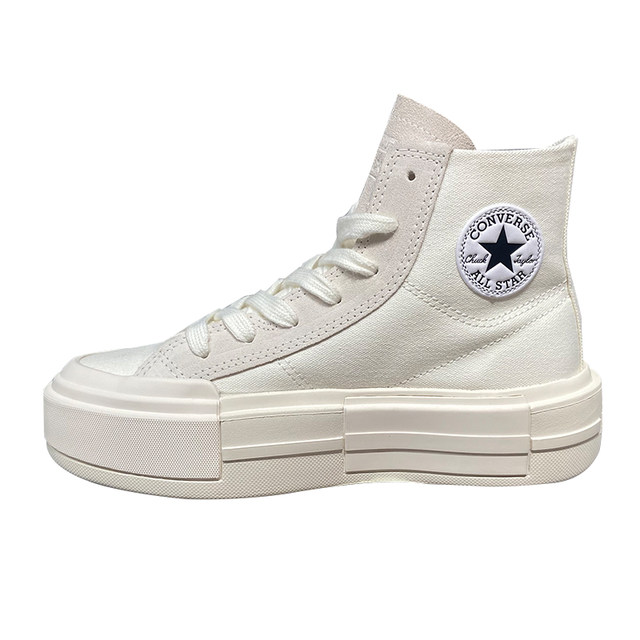 ເກີບຜ້າໃບຊັ້ນສູງ Converse CTASCRUISE ແຍກ deconstructed deconstructed thick-soled high-top canvas shoes A04689CA04688C