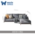 Thờ cúng Sofa vải Bắc Âu Có thể tháo rời và giặt được căn hộ nhỏ đơn giản kết hợp sofa phòng khách hiện đại - Ghế sô pha ghế nhựa sofa Ghế sô pha