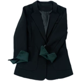 Осенний пиджак классического кроя для отдыха, коллекция 2022, популярно в интернете, оверсайз, изысканный стиль