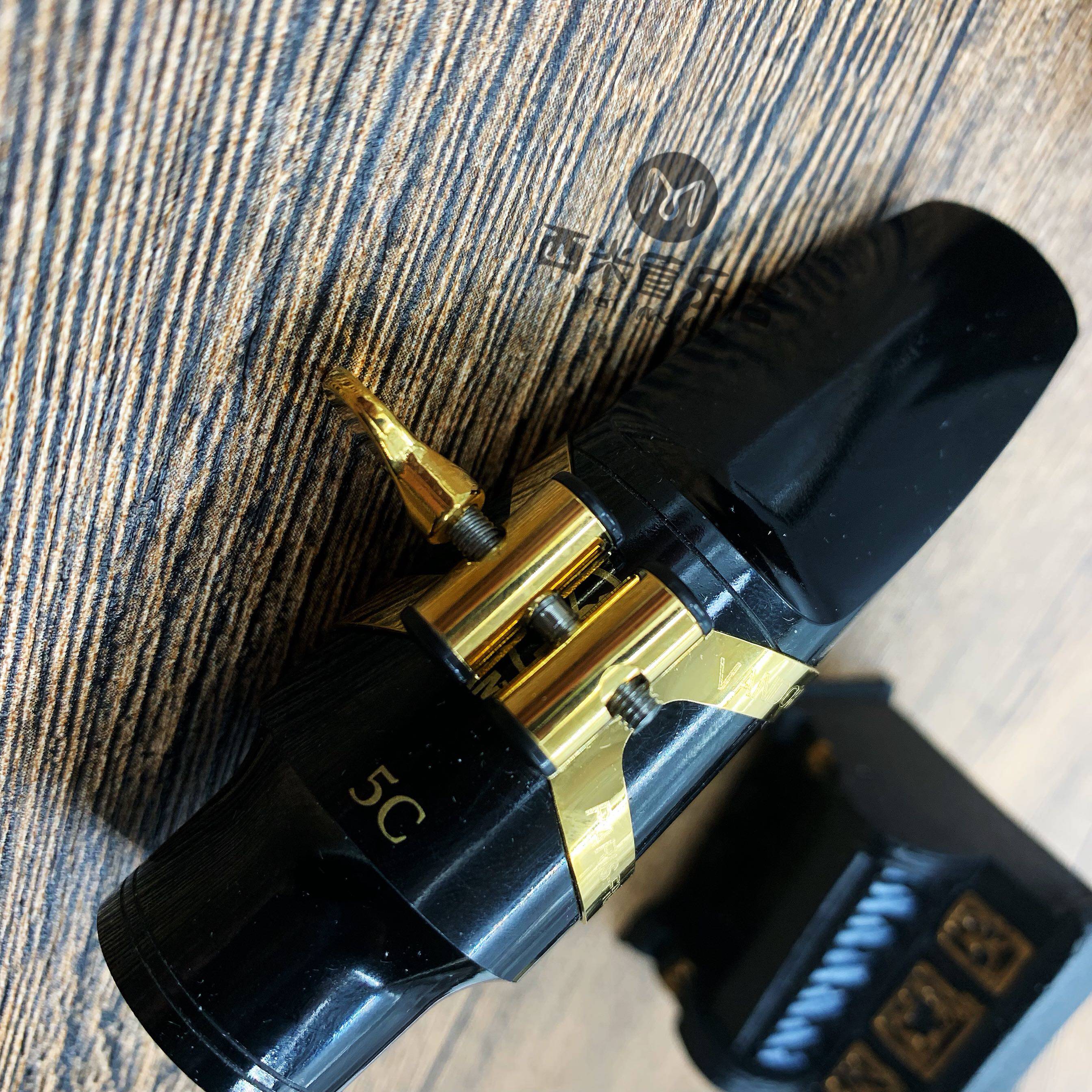 Saxclip French bend dellin Vandoreen descending B-medium acoustic gummed wood flute head metal card LC58DP