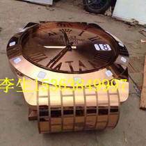 Stainless steel black drawing rose gold dimensions customized style one - Jiai