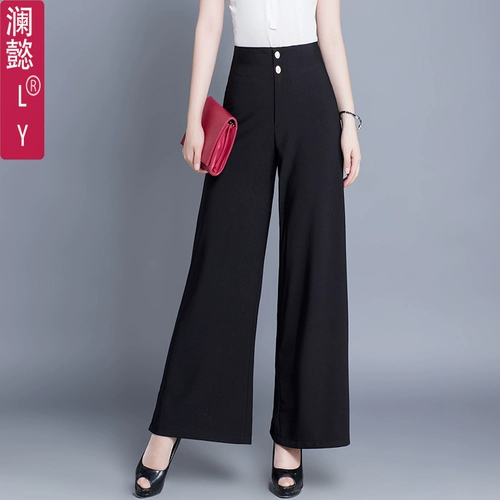 Костюм, летние тонкие штаны, свободный прямой крой