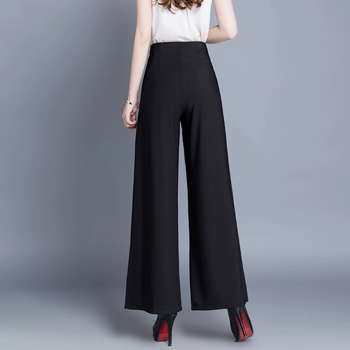 Костюм, летние тонкие штаны, свободный прямой крой