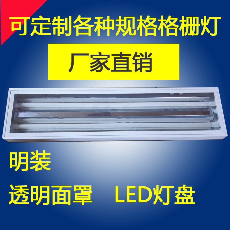 Clean grille lamp 600 600 3001200 transparent mask ceiling lamp plate car beauty LED station lamp
