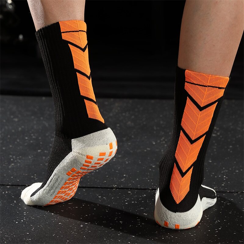 JINGMAI Jingmai football socks men's mid-tube sports socks thick towel bottom dispensing football game non-slip socks
