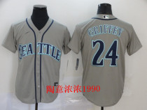Seattle Mariners 24#GRIFFEY Marine Team New Baseball Men