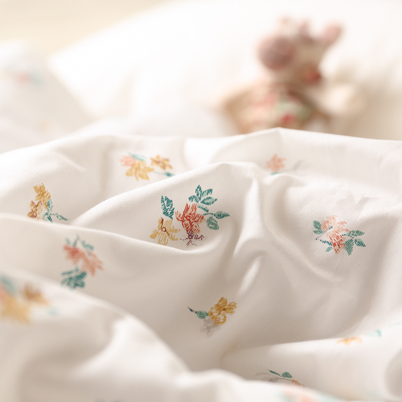 The Xiaomi steamed bun is a little more A bouquet of beautiful-sheet-bed bamboo hats) Pure cotton full cotton field garden small crummy bed bedding