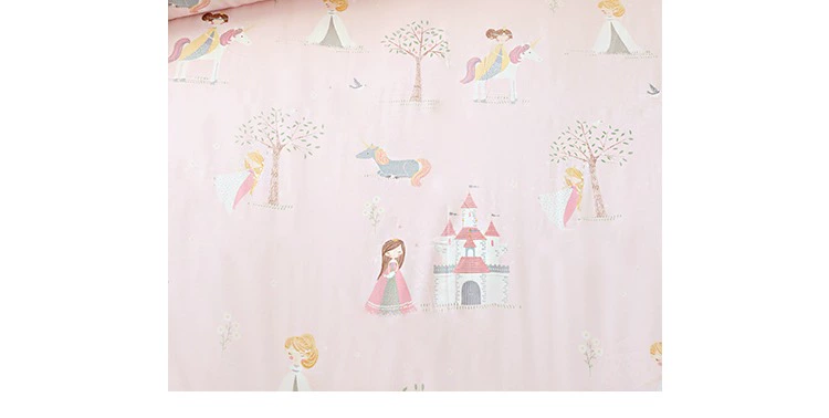 60 bông một mảnh trẻ em lâu đài giường chăn bông chăn chúa phong cách phim hoạt hình cô gái - Quilt Covers