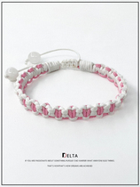 Delta braided hair bracelet braided rope diy material bag handlebar couple homemade hand-made gifts