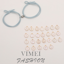 Couple small rubber band to give boyfriend ins a pair of wrist small holster tremble small ancestors head rope bracelet dual use