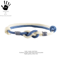 Couples hand rope to boyfriend ins a pair of small wrist holster trembles small ancestors head rope bracelet dual use