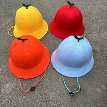 Pure cotton childrens fisherman hat custom little yellow hat custom kindergarten hat custom leaves little yellow hat custom logo